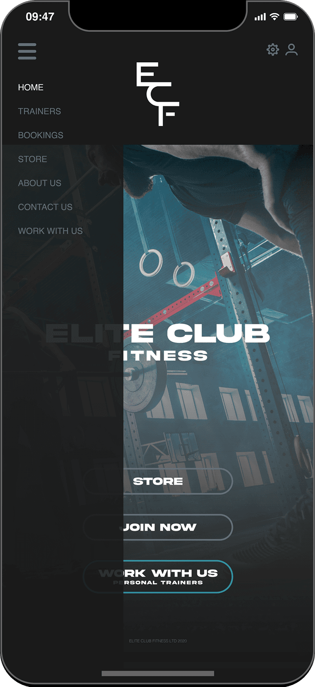 Elite Club Fitness App